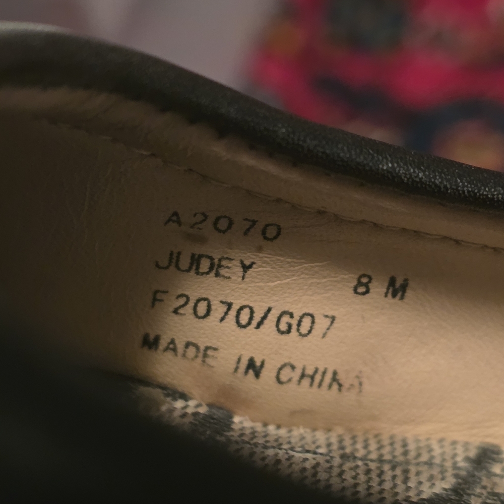COACH - Women's Black and Gray Ballet Flats - Picture 4 of 5
